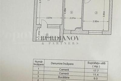 Apartament cu 2 camere de vânzare - Metrou Costin Georgian - Titan - 3