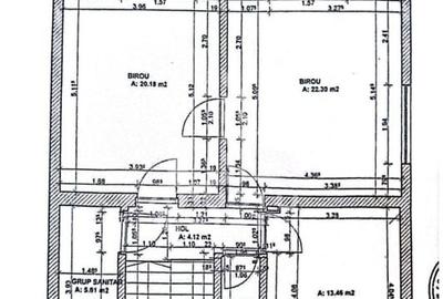 Casa cu 5 camere, 2 bai, pretabila pentru birouri. Girocului - 16