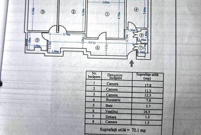 Apartament cu 3 camere decomandat în Brâncoveanu - 19
