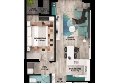 Apartament 2 camere - 7