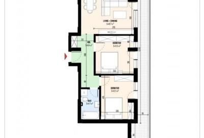 Apartament cu 3 camere decomandat în Bragadiru - 5