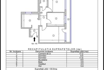 Apartament cu 3 camere decomandat în Berceni - 4