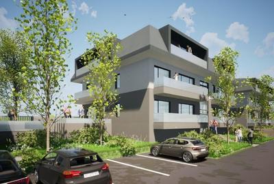 Apartament cu 2 camere semidecomandat în Baciu