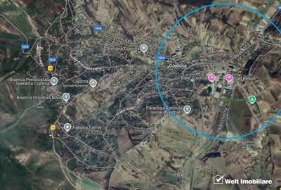 Cojocna, intravilan, 1600mp, priveliste peste bai, liniste aer curat - 2