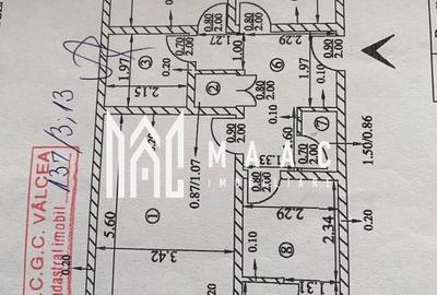 Apartament | 3 camere | Calea lui Traian | Etaj 3 - 14