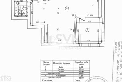 Casă cu 9 camere cu Teren 197 Mp în Dorobanți