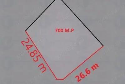 Teren de 700 mp, în Central