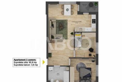 Apartament cu 3 camere decomandat în Mihai Viteazul - 9