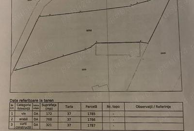 Teren de 1261 mp, în Vasilați - 2