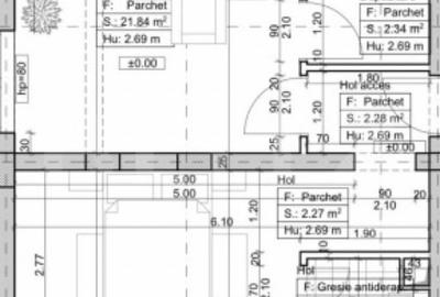 Apartament cu 2 camere semidecomandat în Braytim