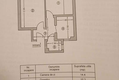 Apartament cu 2 camere decomandat în Războieni - 8