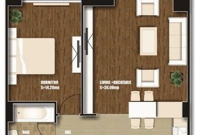 Apartament 2 camere, centrala proprie, Bd Ferdinand - 5 min metrou Iancului - 5
