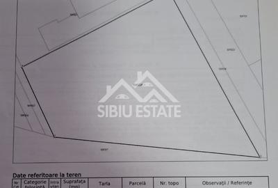 Teren constructii Sura Mare 2 fronturi, utilitati, priveliste, proiect - 3