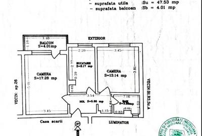 Vanzare apartament 2 camere decomandat - Tomis Nord, langa Școala 36 - 7