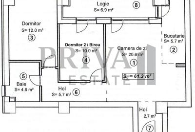 Apartament cu 3 camere, mobilat în Circumvalațiunii - 11