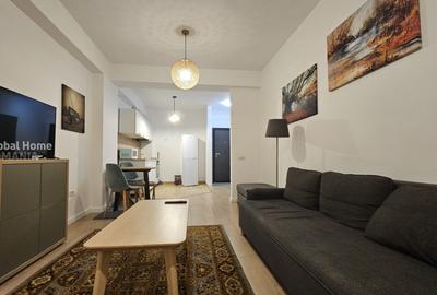 Apartament cu 2 camere semidecomandat, mobilat în Pipera