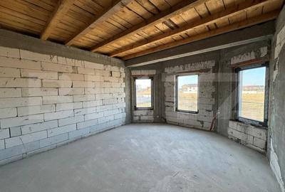 Casa semi-finisata P + M, 131 mp utili, teren 339 mp, Pielesti, zona Magnolia - 8