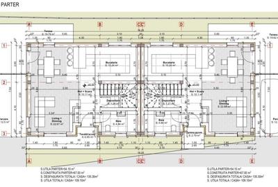 Duplex de vanzare, 100 mp, 250 teren, semifinisat, P+E, Gilau - 7