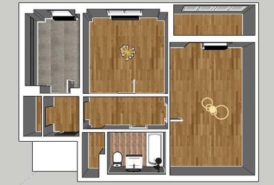 Apartament cu 2 camere decomandat în Lujerului - 3