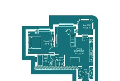 Apartament cu 2 camere decomandat în Central