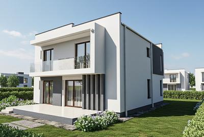 Ansamblu 15 case, vedere lac, zona Lebada, Sos Cernica, Pantelimon - 7