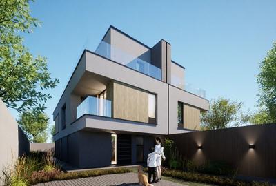 Vile premium individuale S+P+1E+2R, subsol, 4 dormitoare, living, curte proprie - 1