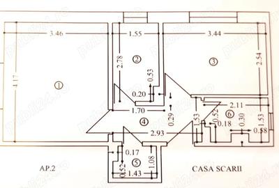 Apartament 2 camere decomandat - 1