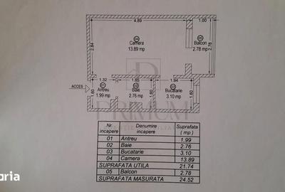 Garsonieră decomandată în Freidorf