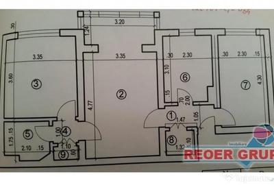 Apartament cu 3 camere semidecomandat în Central - 10