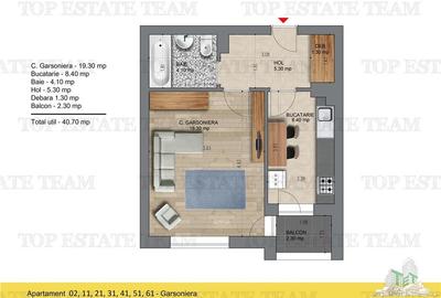 Garsoniera, Popesti Leordeni langa metrou - 8