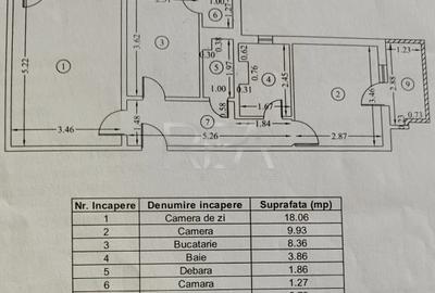 Apartament cu 2 camere decomandat, mobilat în Aviației - 11