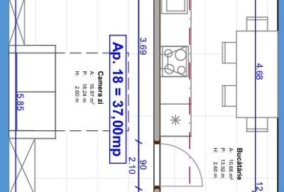 Apartamente de 1/2/3 camere, preturi de la 55490EUR TVA INCLUS, Floresti Apartamente de 1/2/3 camere, preturi de la 55490EUR TVA INCLUS, Floresti - 2