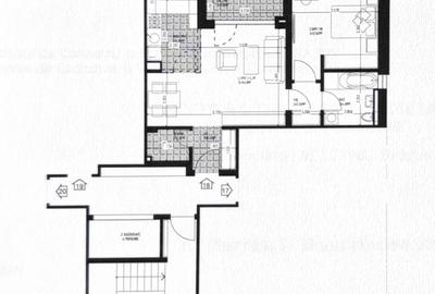 Apartament cu 2 camere decomandat, mobilat în Central - 1