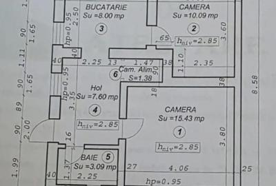 Casă cu 2 camere în Central - 2