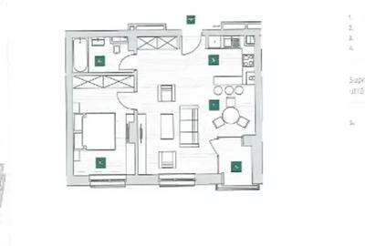 Apartament 2 camere+balcon I  Incalzire in pardoseala| Comision 0%| - 7