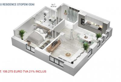 Apartament cu 2 camere decomandat în Central - 1