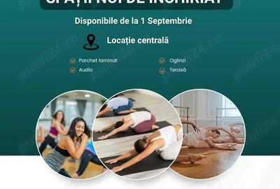Sala de dans - Zumba - Pilates - After-Before School - Spa?ii noi de inchiriat - Etc
