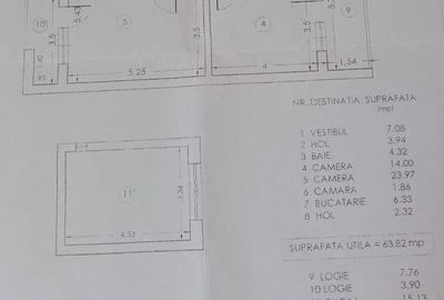 Apartament cu 2 camere decomandat în Pajura - 3