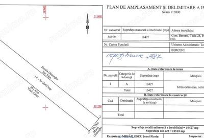 Teren Extravilan In Rate Primaverii Com. Berceni | 10.510mp | #EG29 - 2