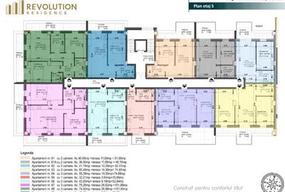 Apartament cu 3 camere decomandat în Vasile Alecsandri - 2