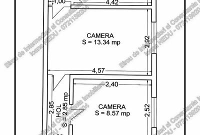 Apartament cu 3 camere semidecomandat, mobilat în Tomis Nord - 14
