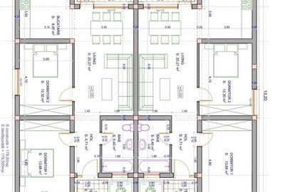 Duplex cu 3 camere cu Teren 300 Mp în Moșnița Nouă - 3