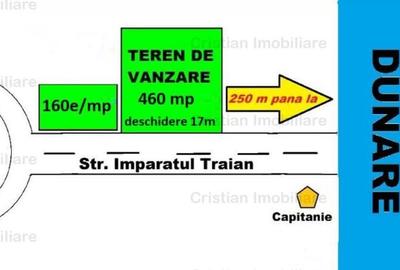 Faleza Dunarii- Capitanie Teren Pozitie Excelenta! Teren 460 - 3