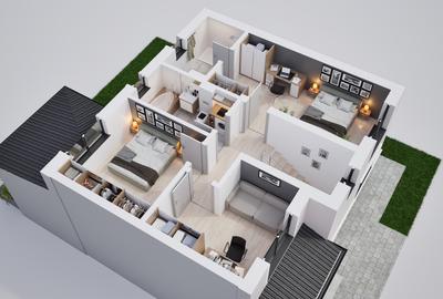 Duplex cu design premium și grădină proprie - 19