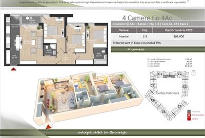 Apartament 4 camere spațios,  Sector 1, amenajat, comision 0% - 19