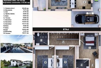 Teren Construcții intravilan de 1025 mp, în Corușu - 2