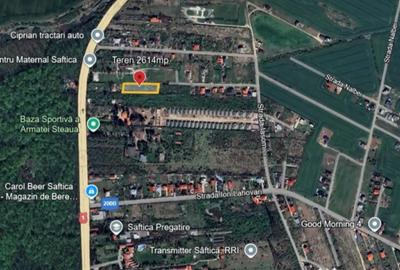 Teren de 2614 mp, în Săftica - 1