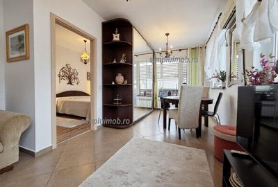 Apartament cu 2 camere semidecomandat, mobilat în Brâncoveanu