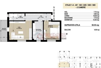 Apartament cu 2 camere decomandat în Metalurgiei - 3