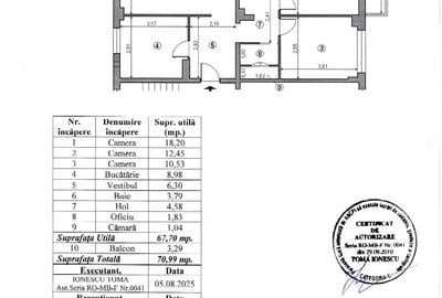 Vand apartament 3 canere DRISTOR - 9